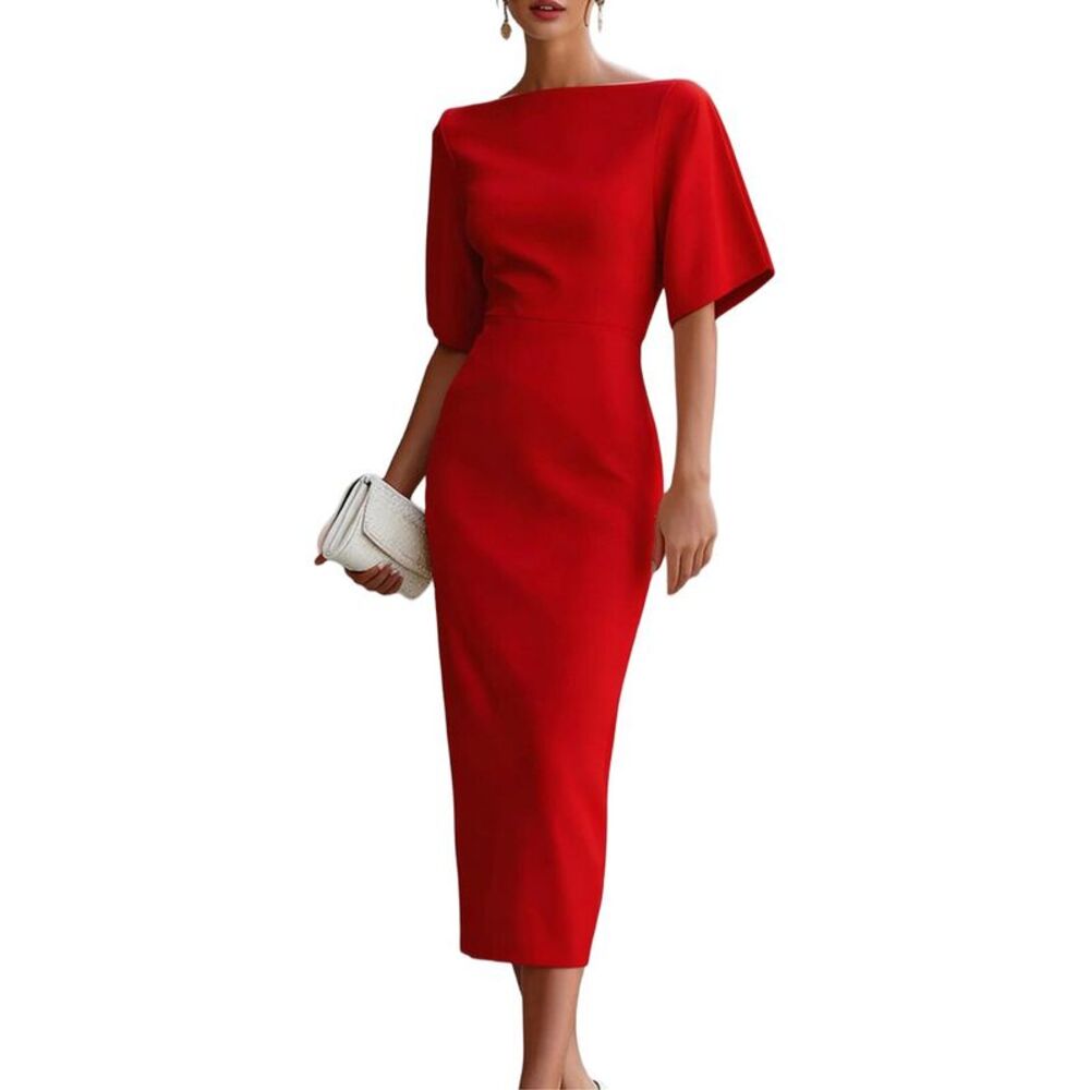 Teodora Womens  Midi Dress